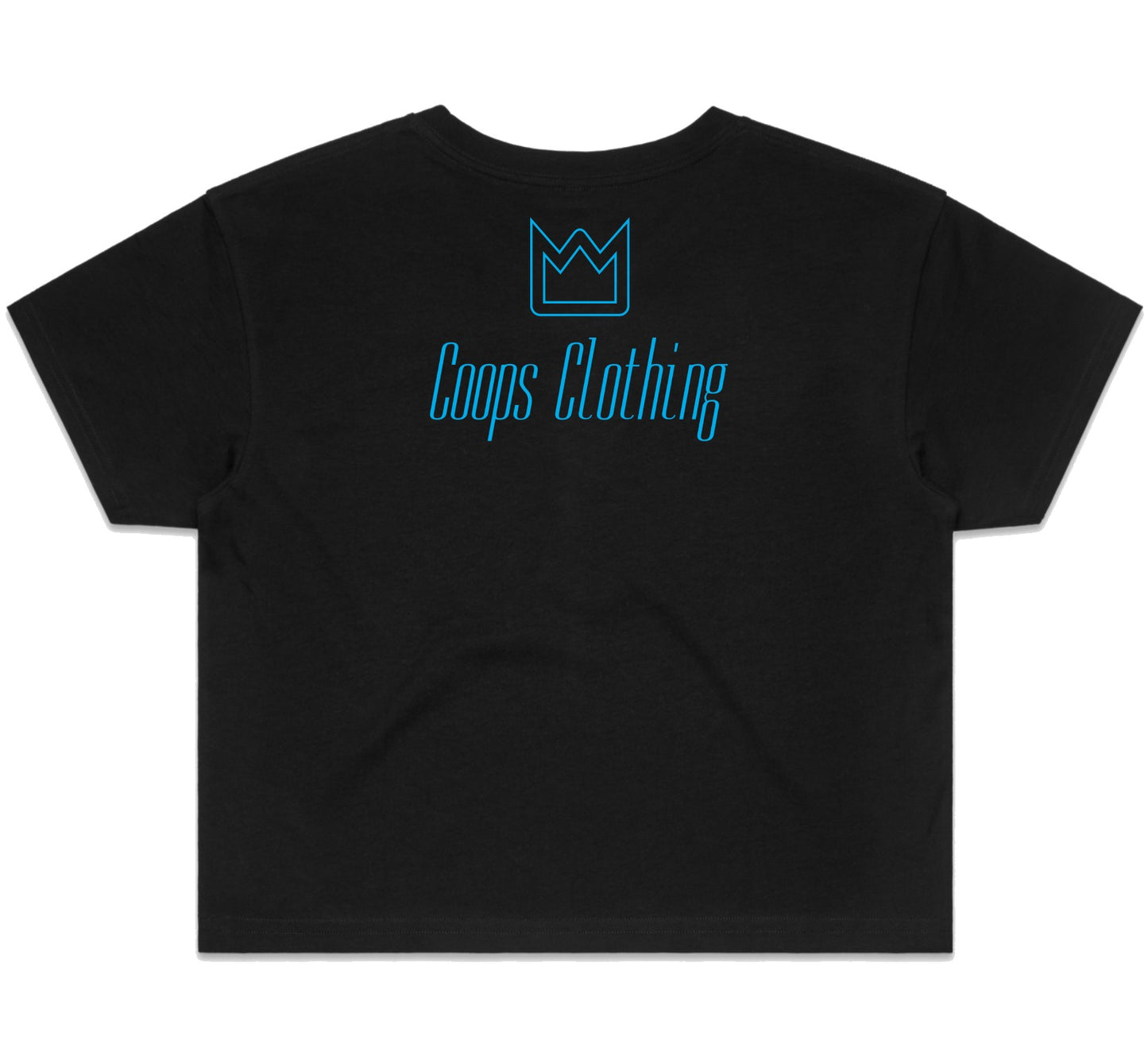 Womens Metallic Crop Tee