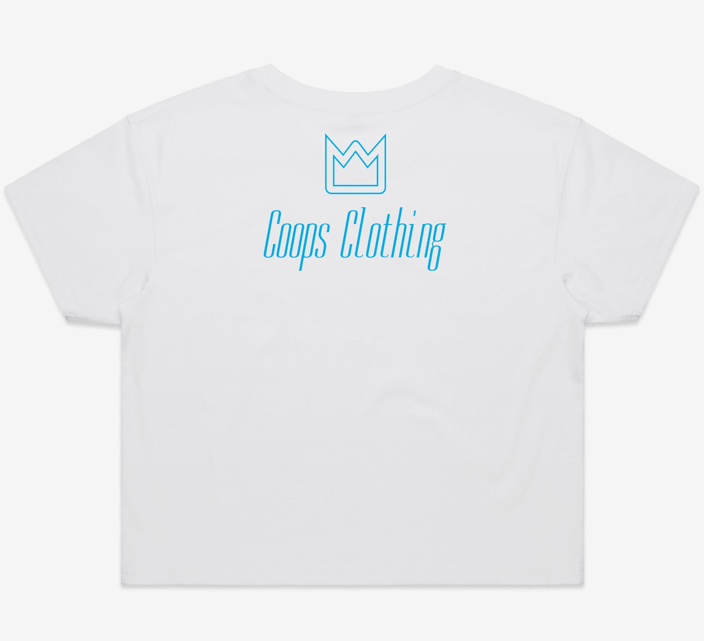 Womens Metallic Crop Tee
