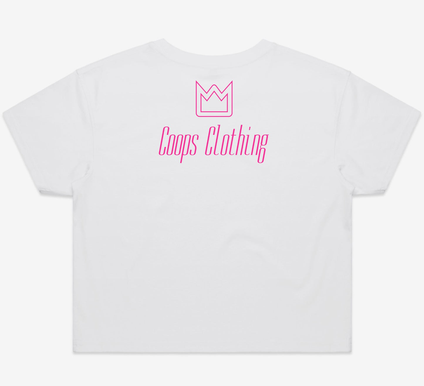 Womens Metallic Crop Tee