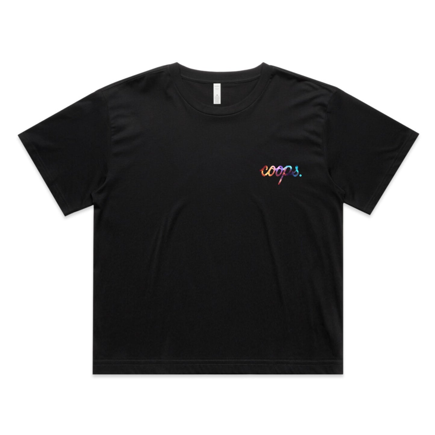 Womens Long Crop Tee