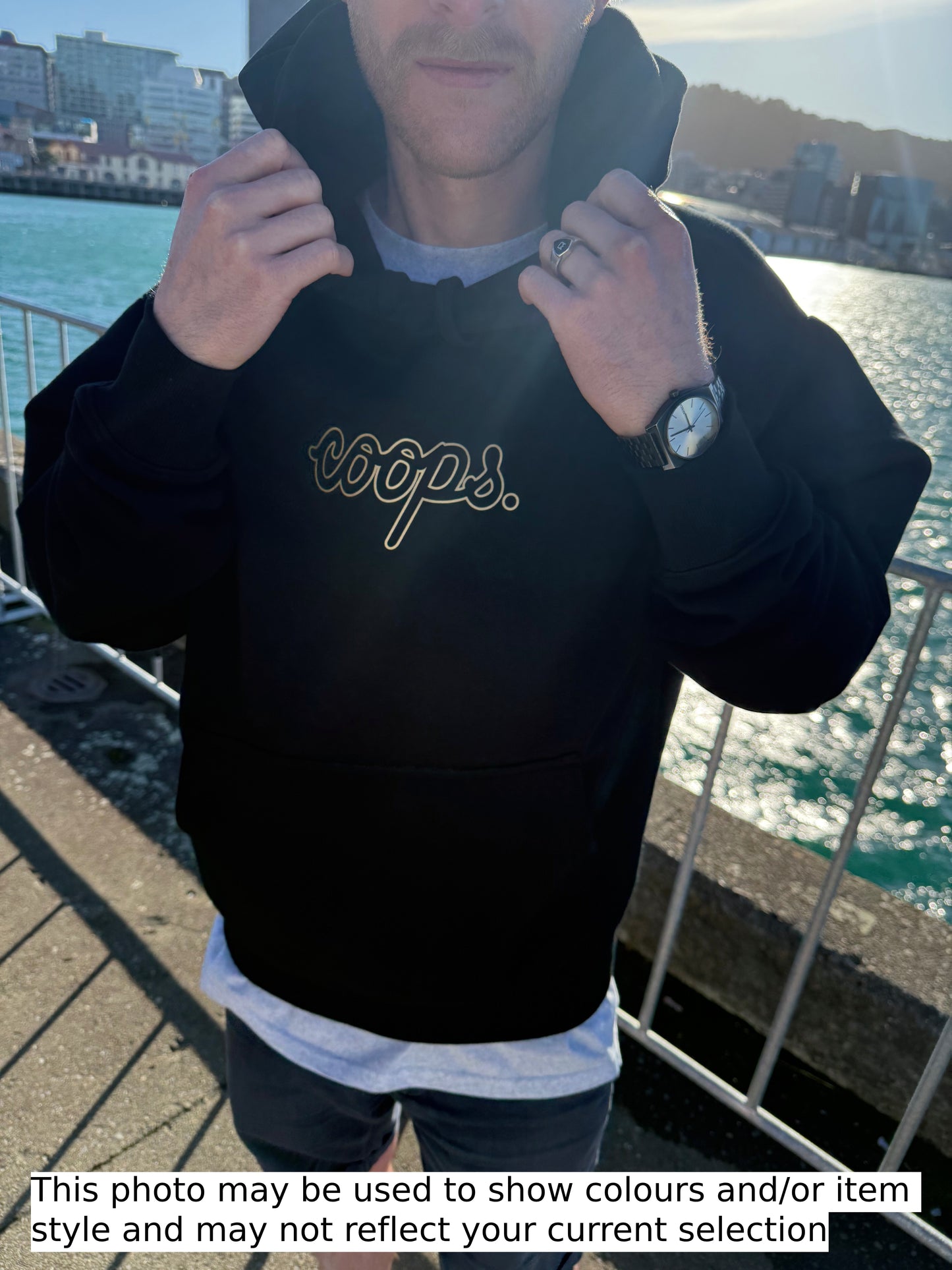 Mens Metallic Heavy Hood
