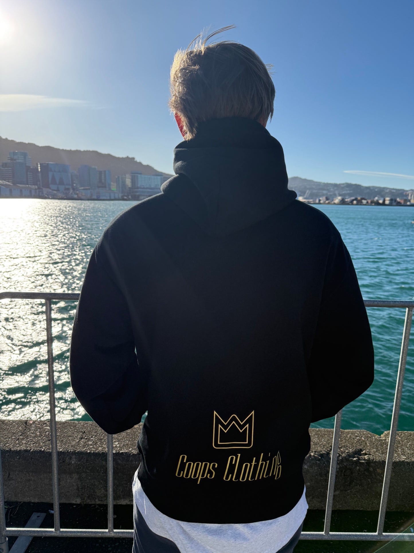 Mens Metallic Heavy Hood