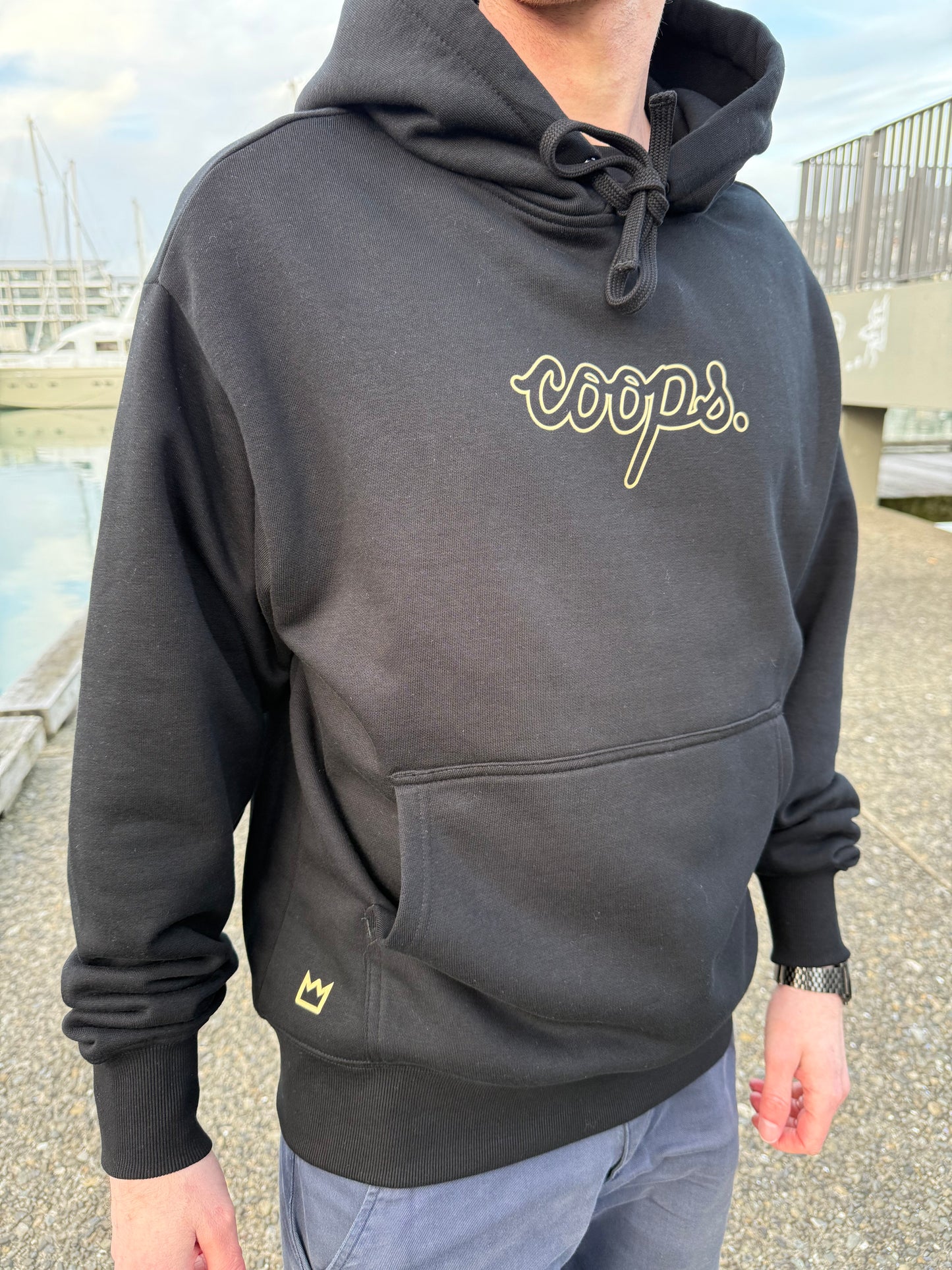 Mens Metallic Heavy Hood