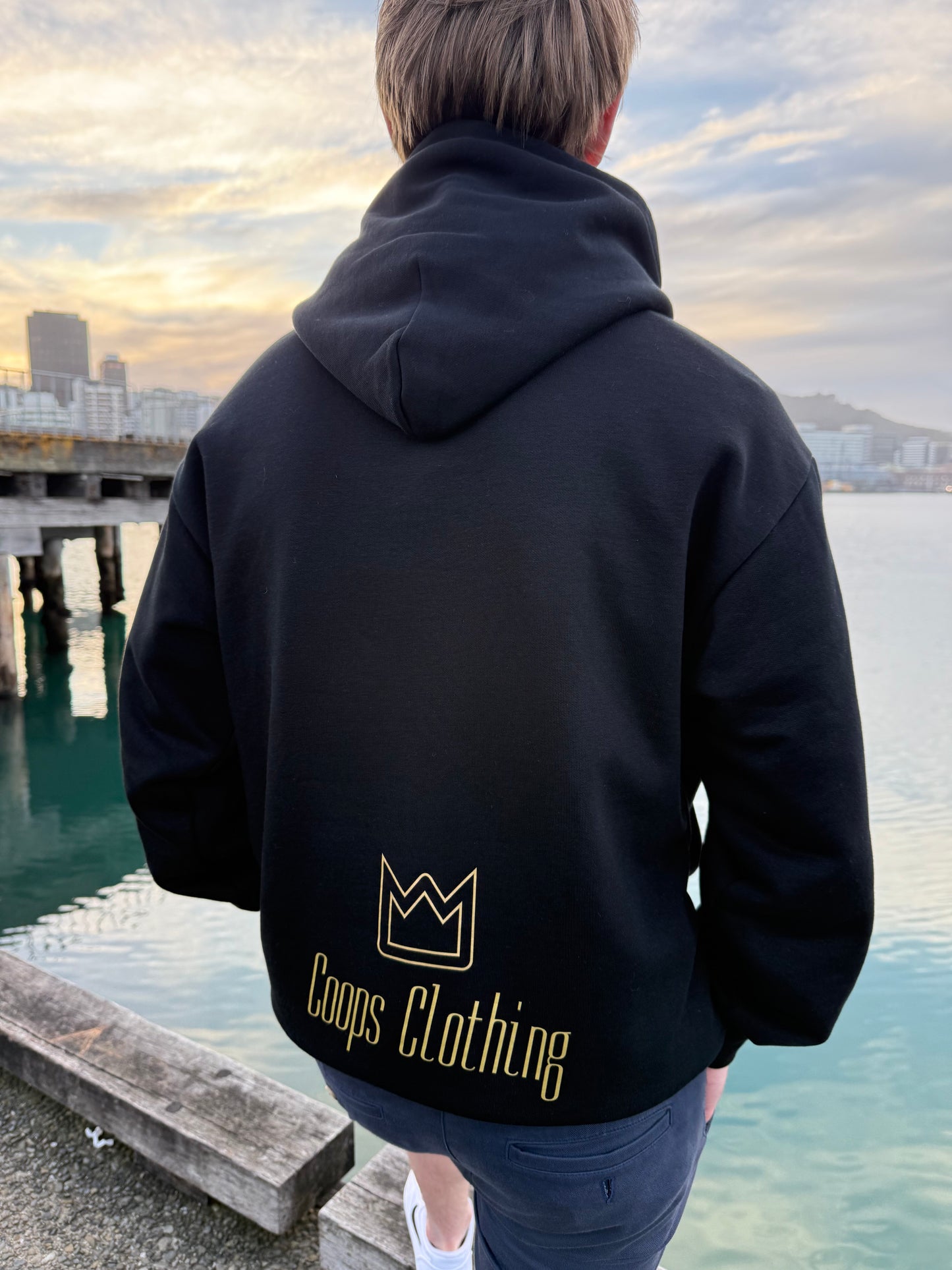 Mens Metallic Heavy Hood