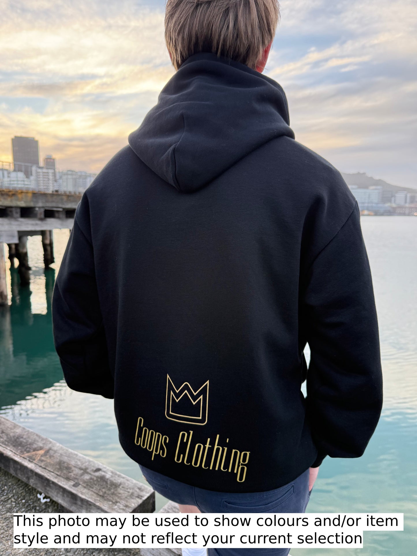 Mens Metallic Heavy Hood