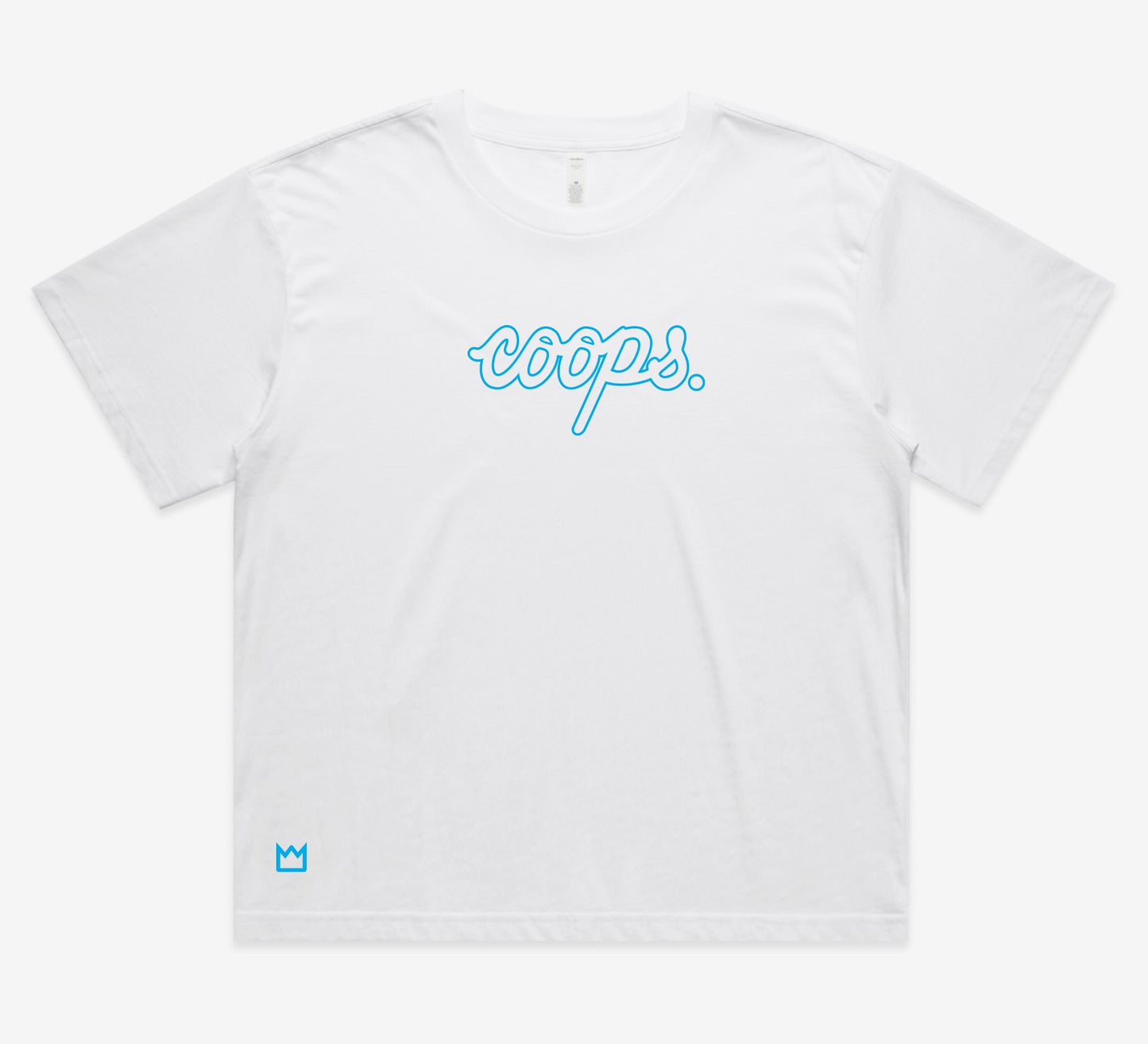 Womens Metallic Long Crop Tee