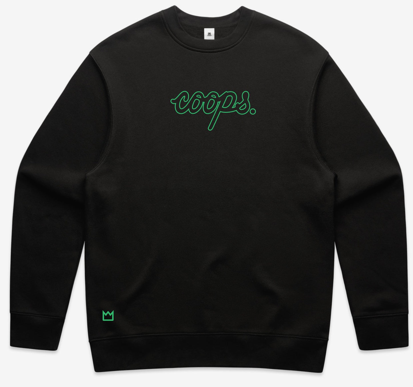 Mens Metallic Crew