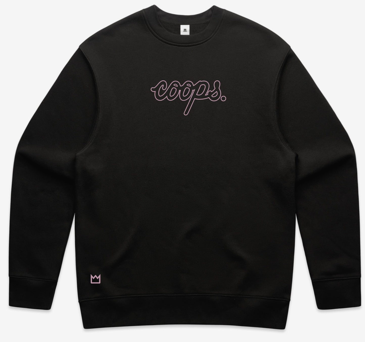 Mens Metallic Crew