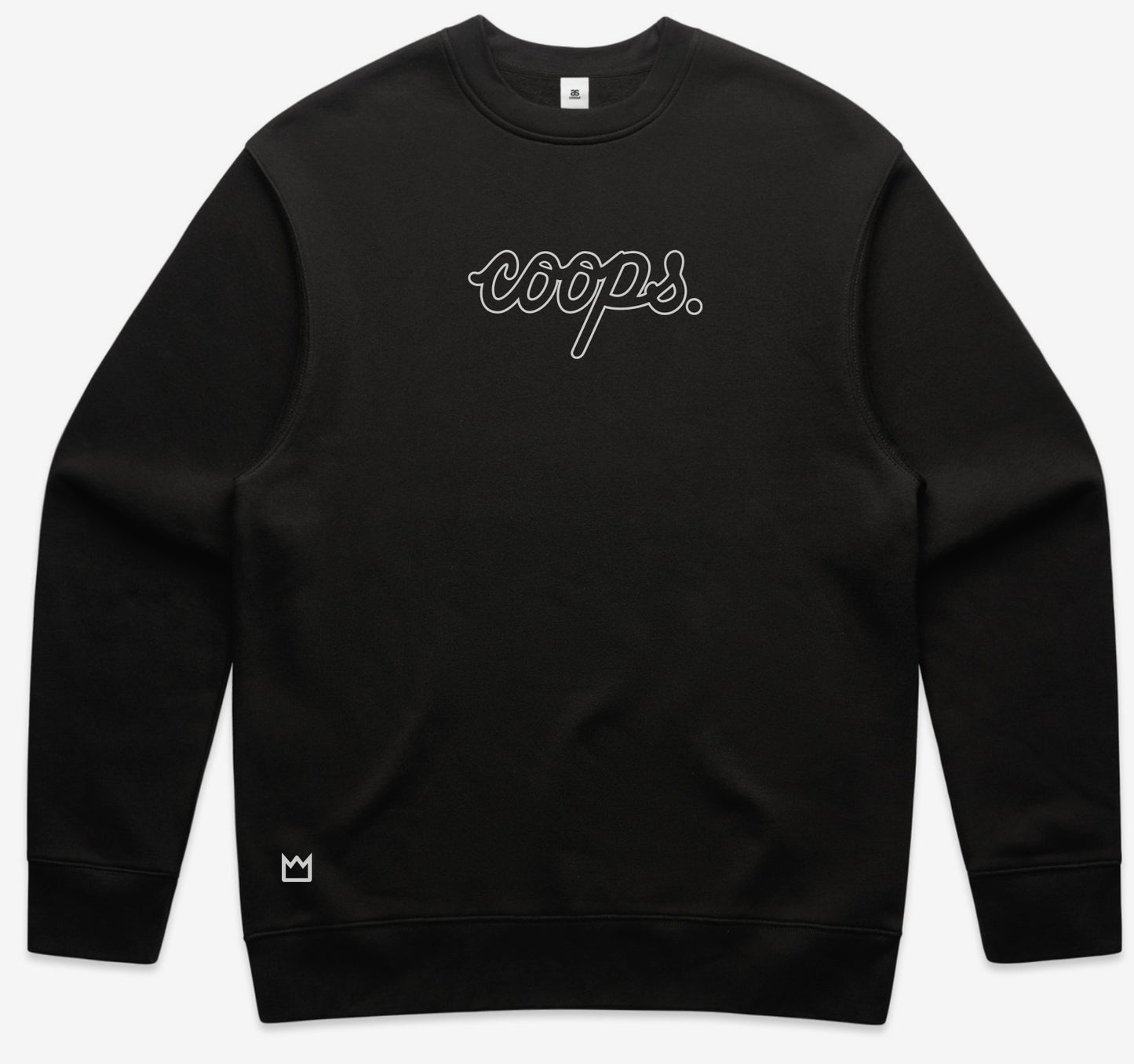 Mens Metallic Crew
