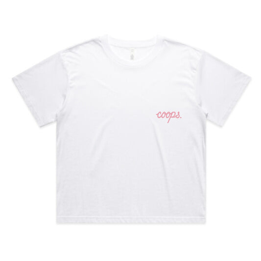 Womens Long Crop Tee