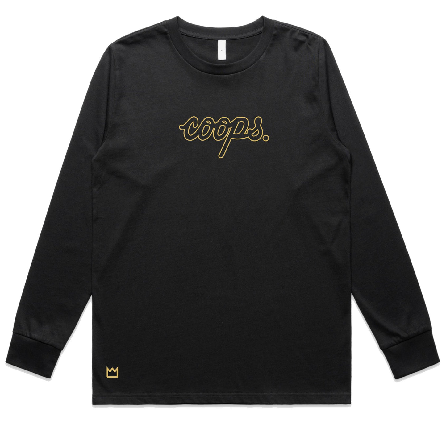 Womens Metallic Long Sleeve Tee