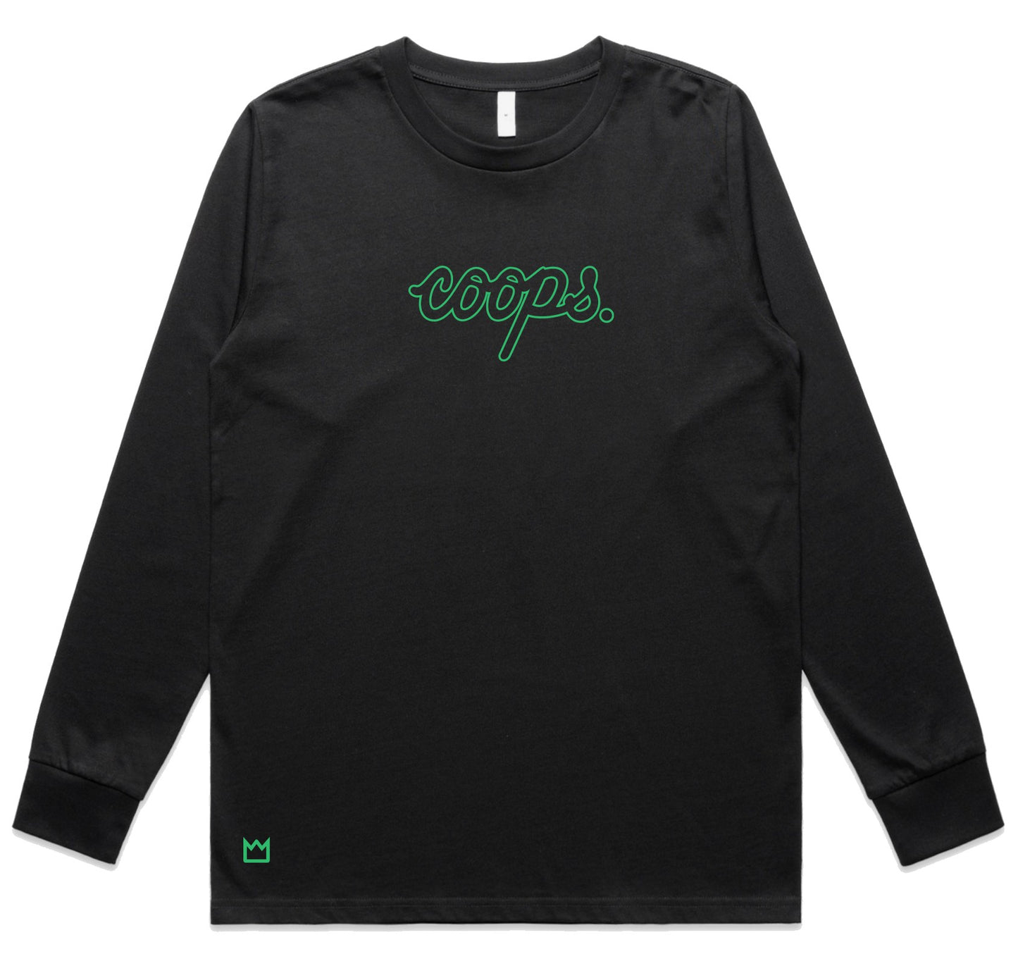 Womens Metallic Long Sleeve Tee