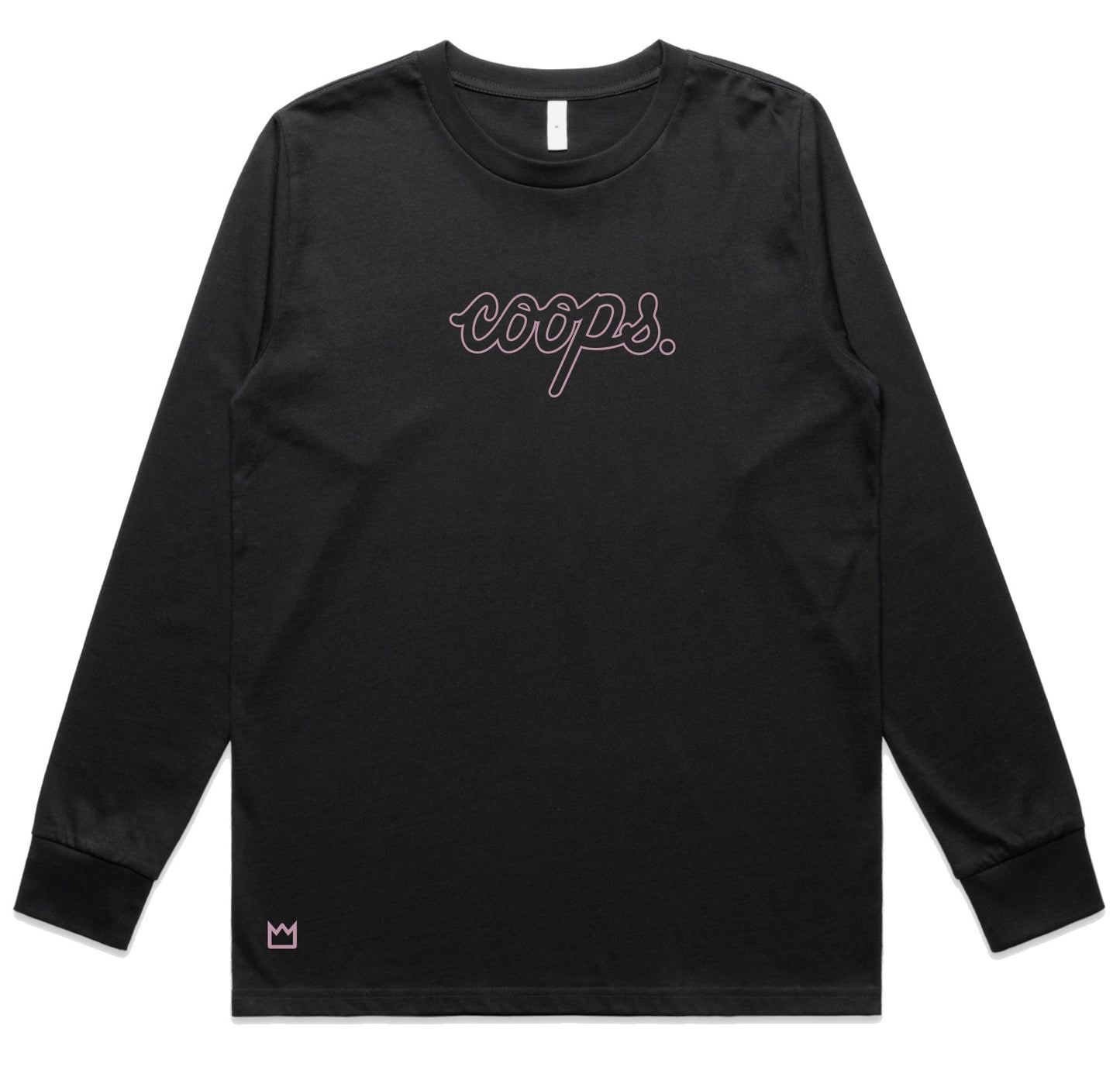 Womens Metallic Long Sleeve Tee