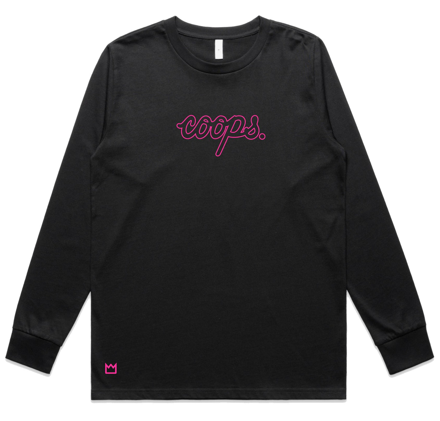 Womens Metallic Long Sleeve Tee