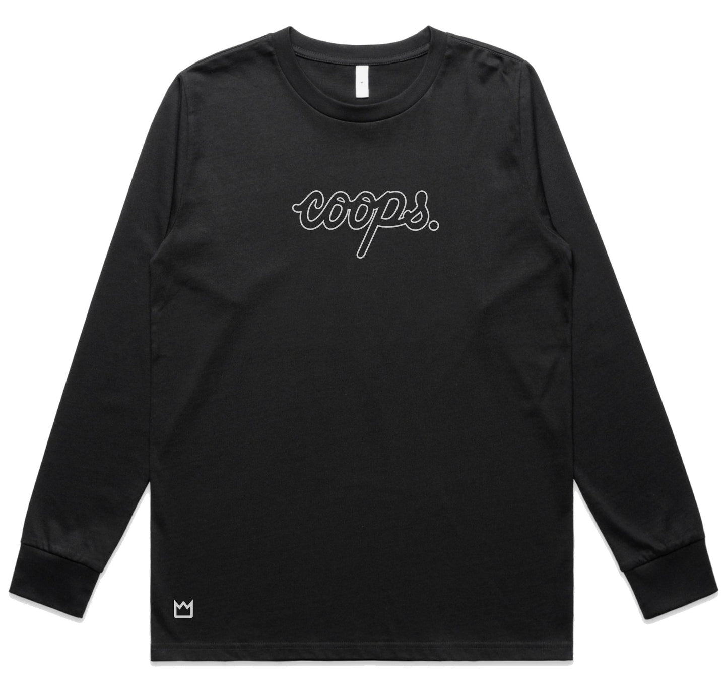 Womens Metallic Long Sleeve Tee