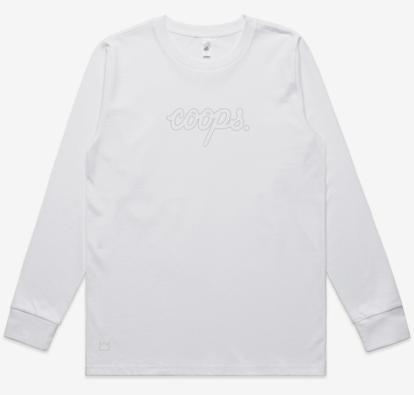 Womens Metallic Long Sleeve Tee
