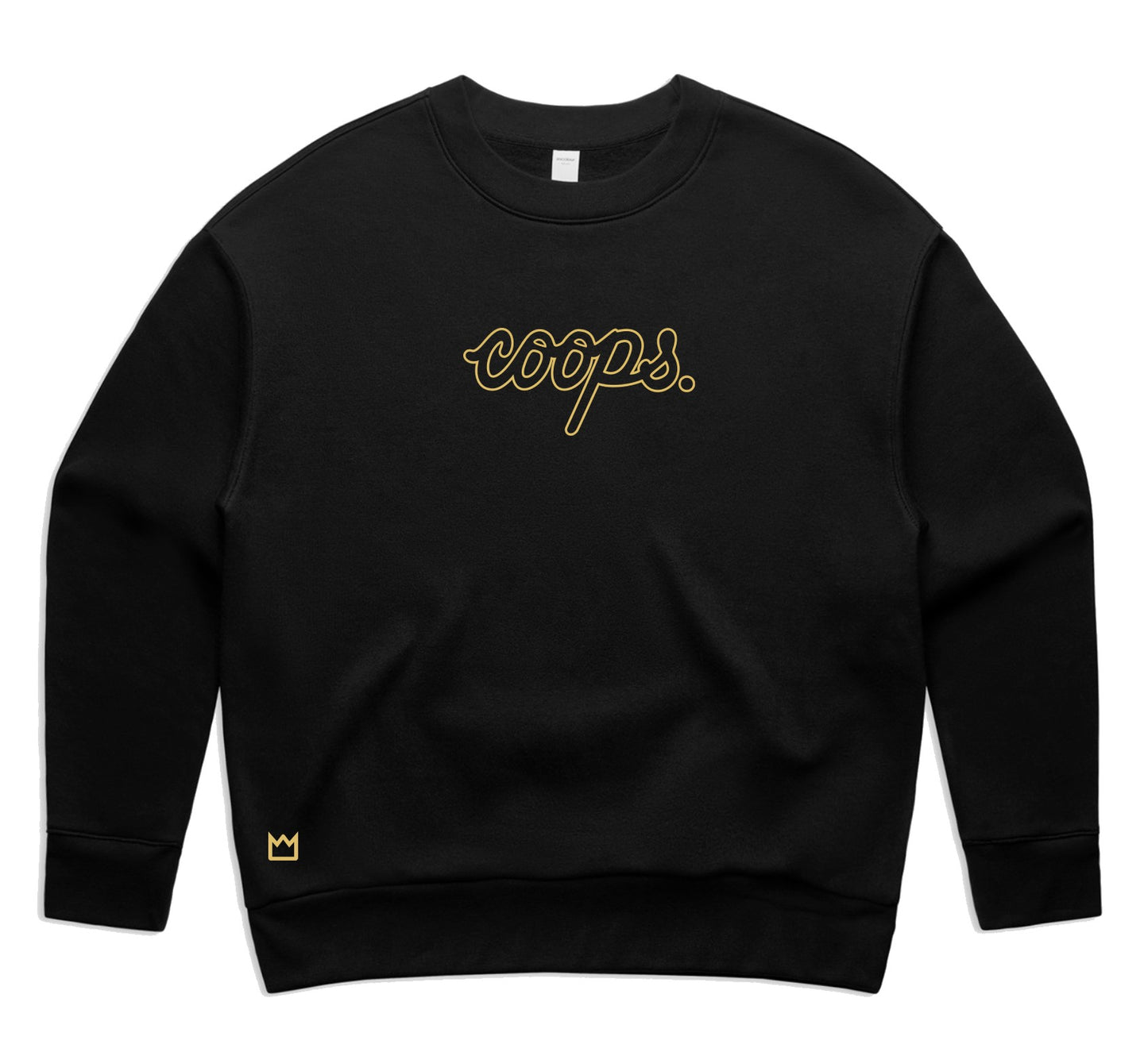 Womens Metallic Crew