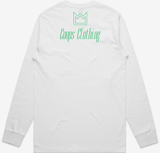 Womens Metallic Long Sleeve Tee
