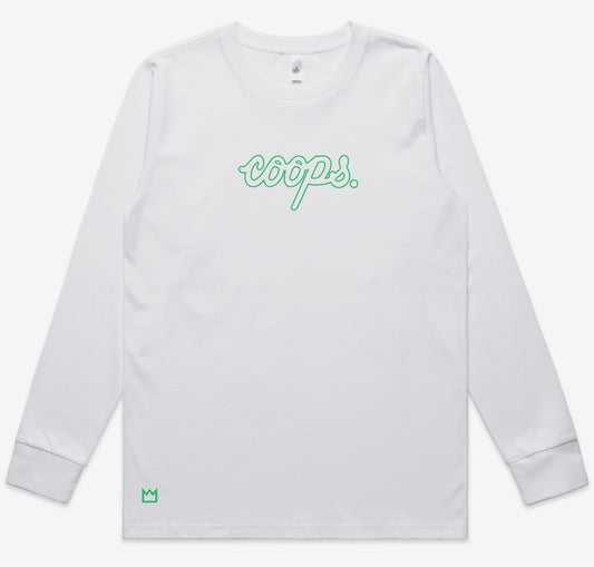 Womens Metallic Long Sleeve Tee