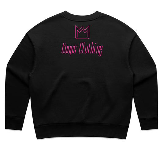 Womens Metallic Crew