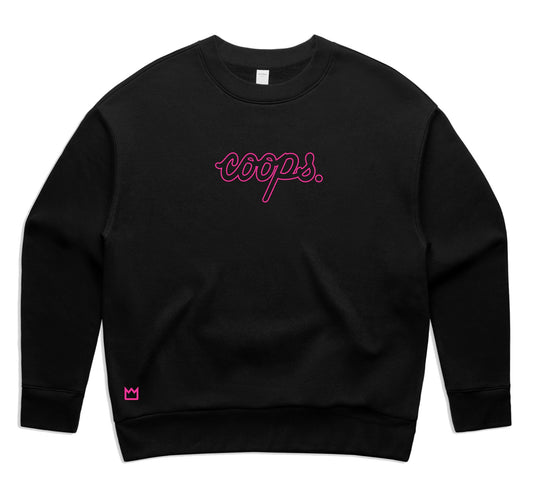 Womens Metallic Crew
